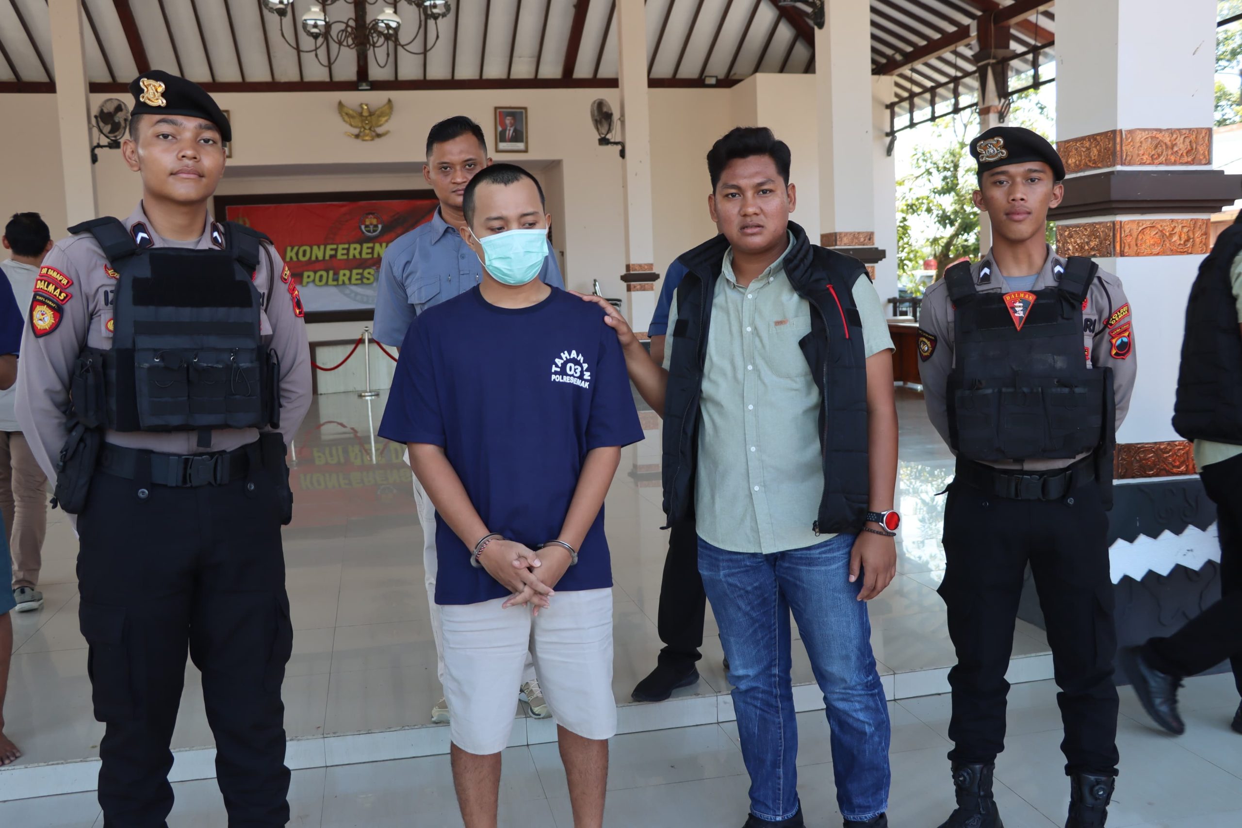 Satreskrim Polres Demak Tangkap Pelaku Pencurian Mobil Dengan Modus Kunci Duplikat