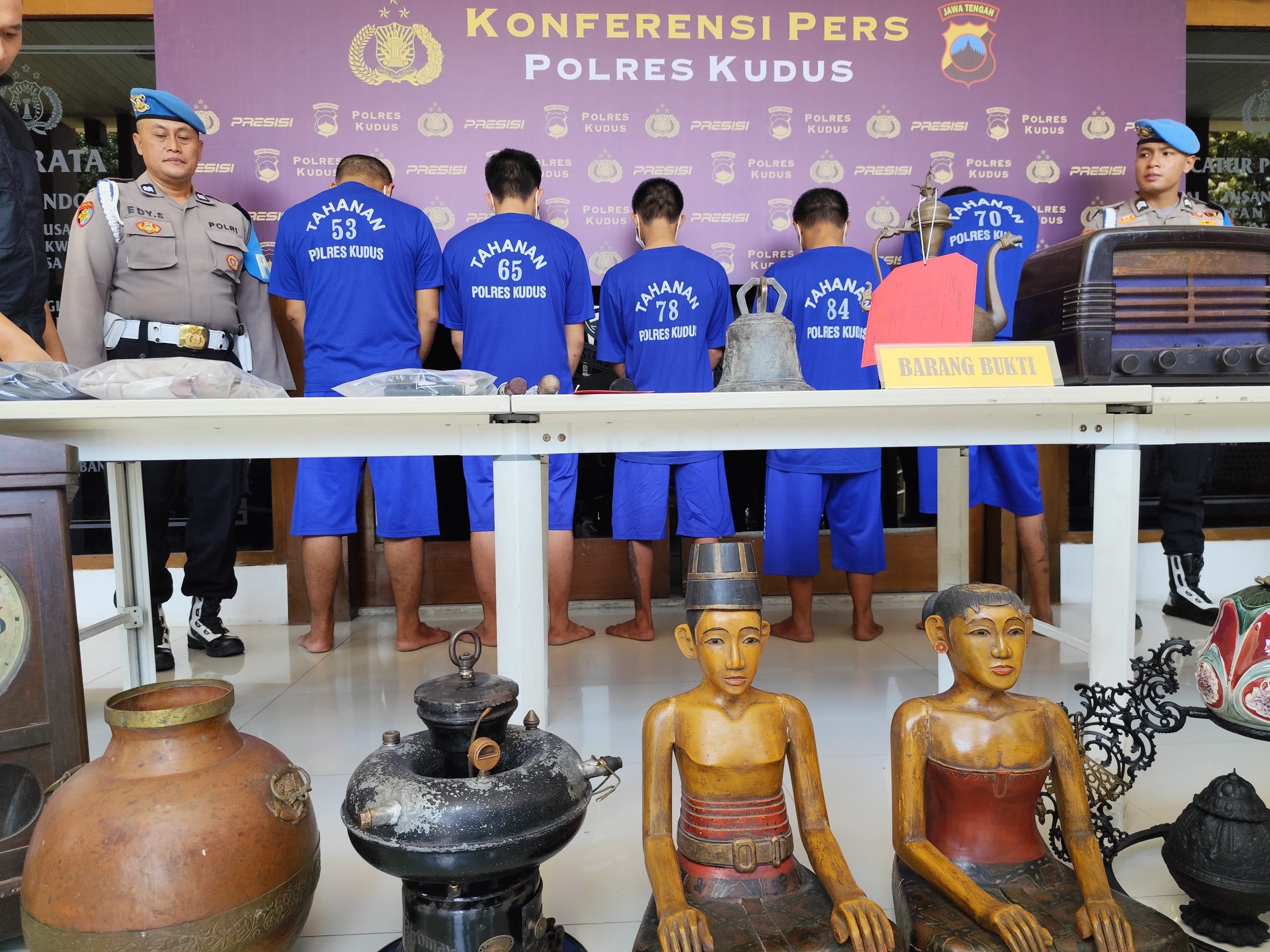 Polsek Kudus Kota Berhasil Mengungkap 3 Kasus dengan 6 Tersangka