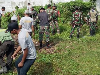 Kodim Bojonegoro Gelar Karya Bakti Pembersihan Lingkungan