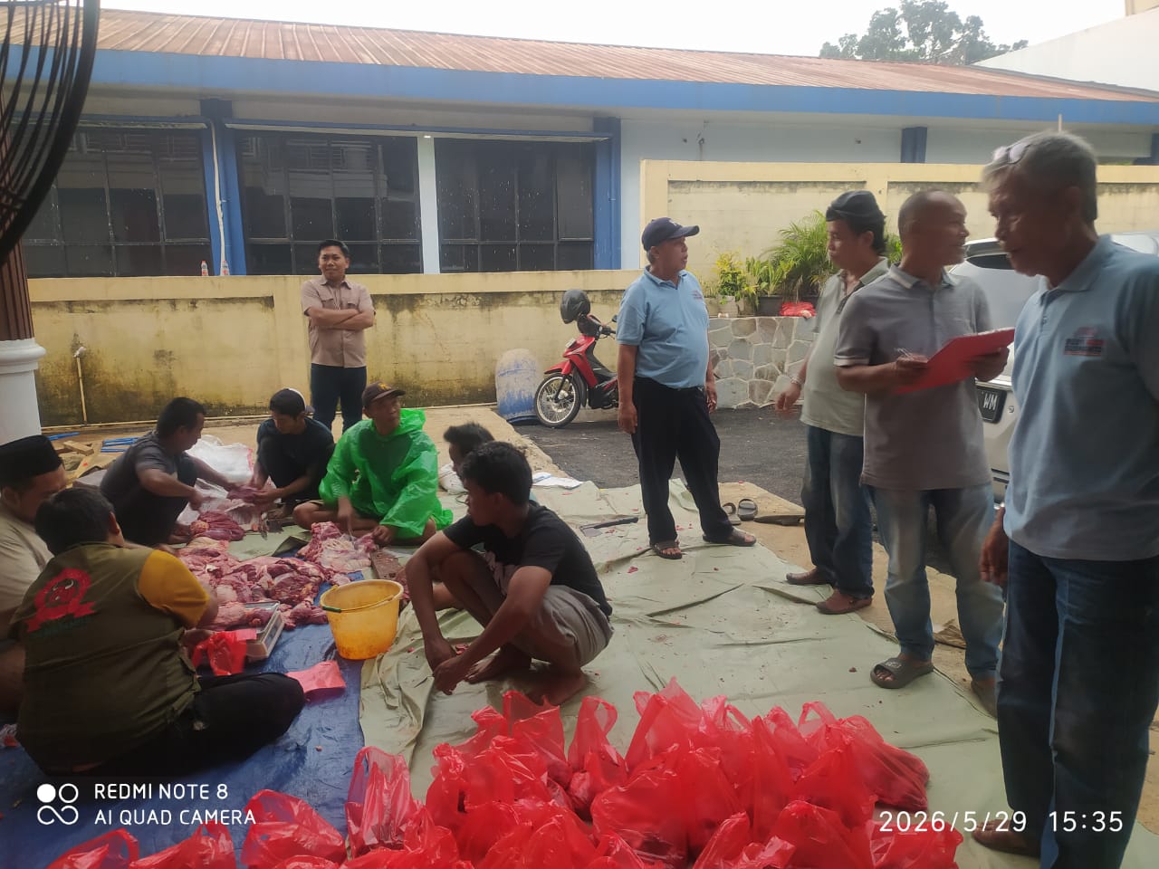 DPC Partai Gerindra Gelar Kurban 14 Ekor Sapi, Terbagi ke 6 Dapil
